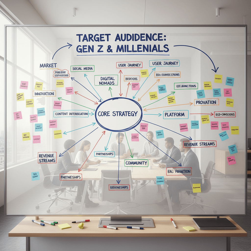 Marketing strategy planning session