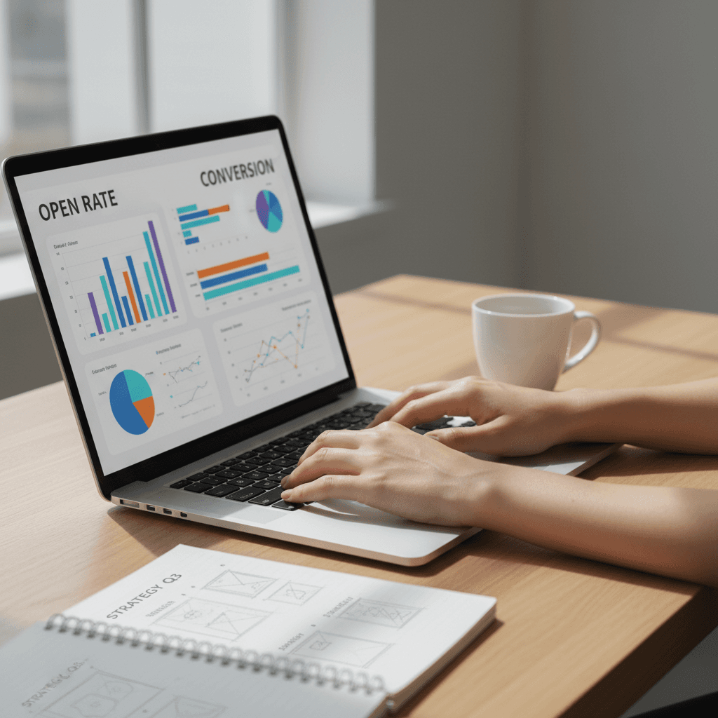 Email marketing analytics dashboard