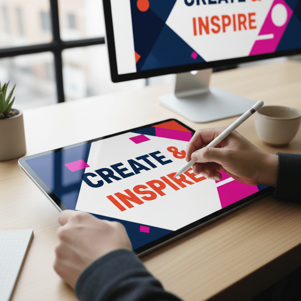 Creative ad design and copywriting process